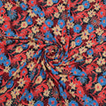 Sapphire Petals Linen Shirt
