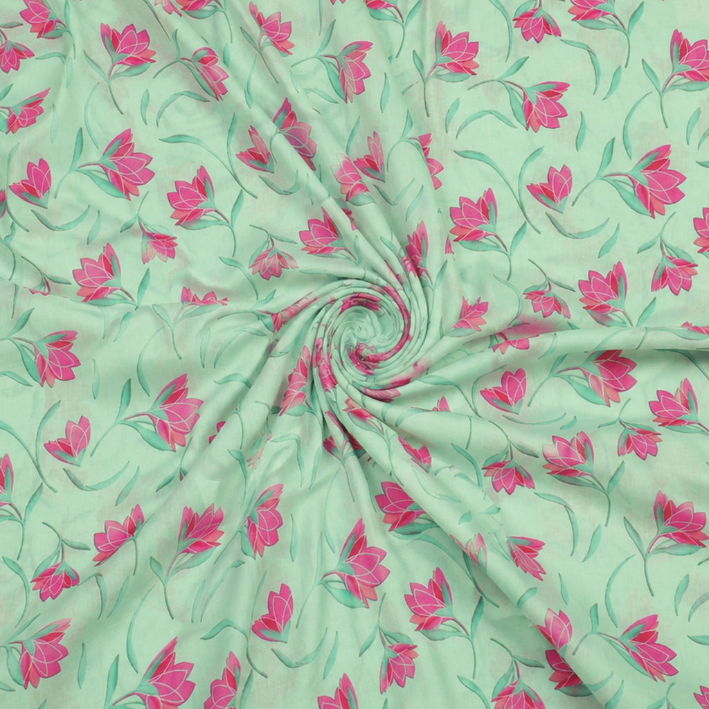 Mint Roses Lawn 2pc