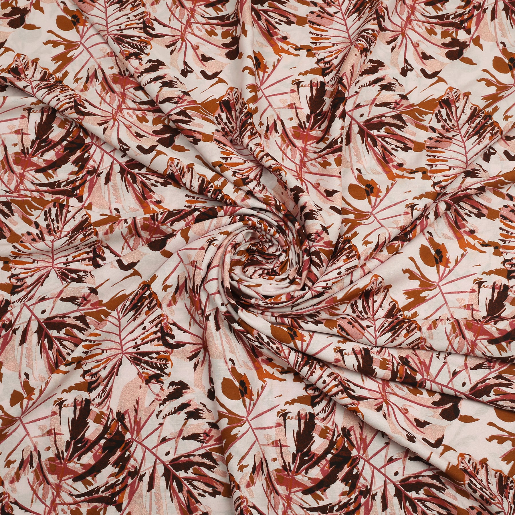 Amber Foliage Linen Shirt