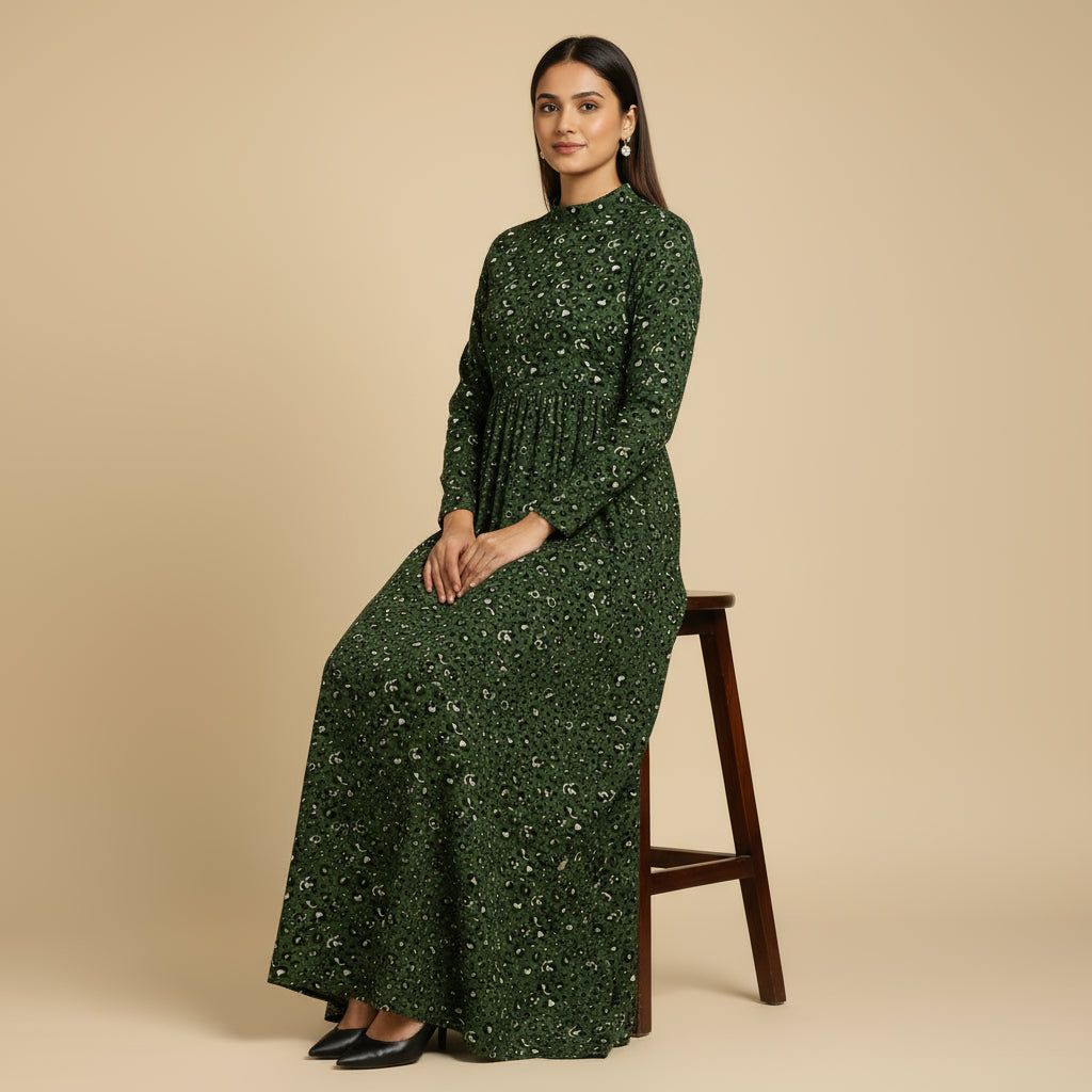 Olive Leopard Linen 2pc