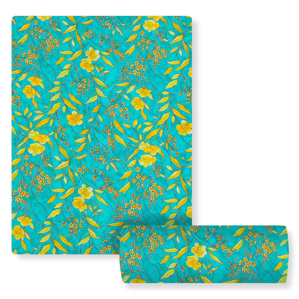 Turquoise Bloom 2pc