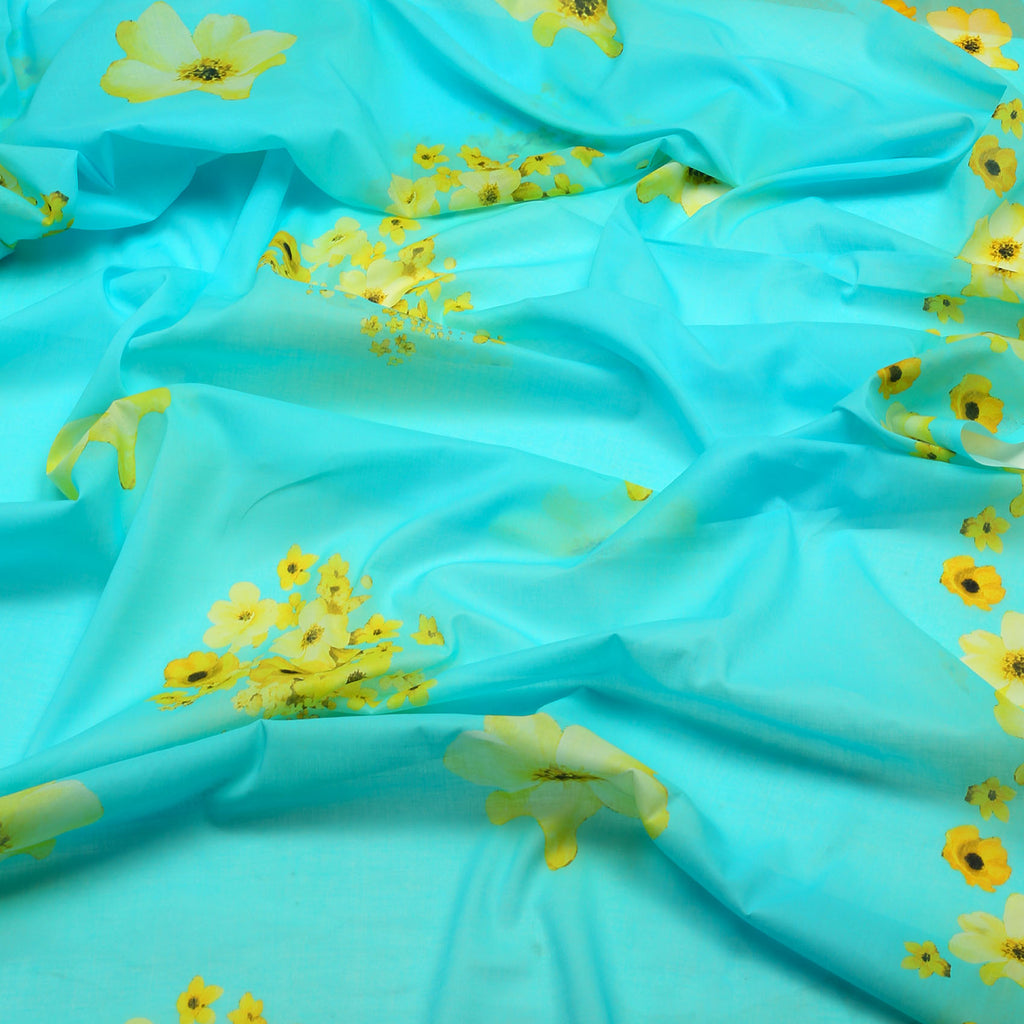 Aqua Blossom Lawn 3pc