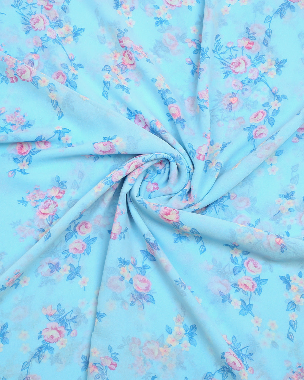 Ice Blue Chiffon 2 Piece
