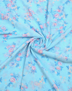 Ice Blue Chiffon 2 Piece