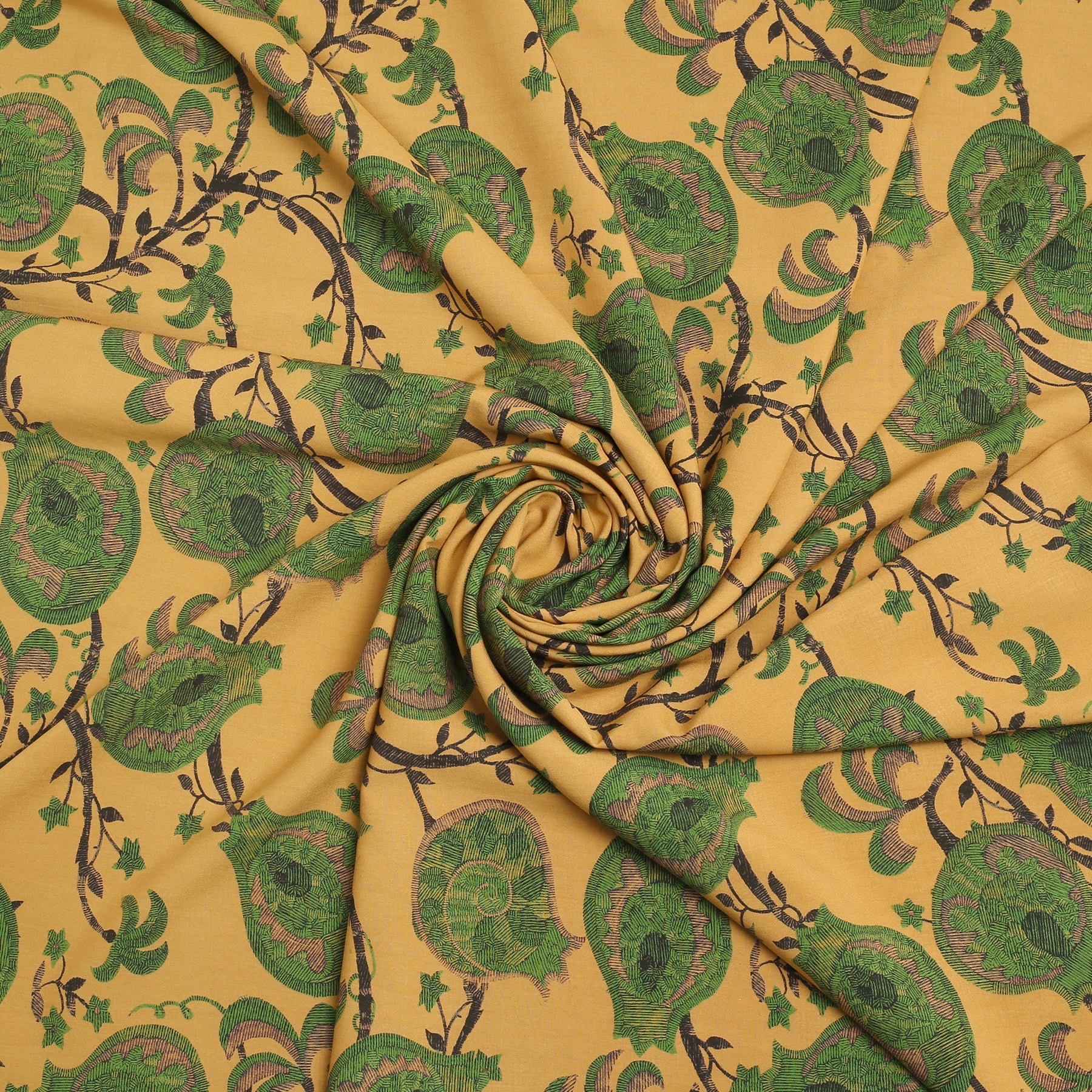 Mustard Charm Linen Shirt