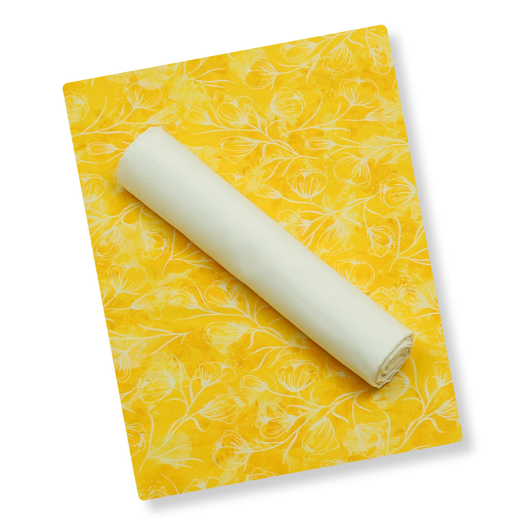 Yellow Whisper Lawn 2pc