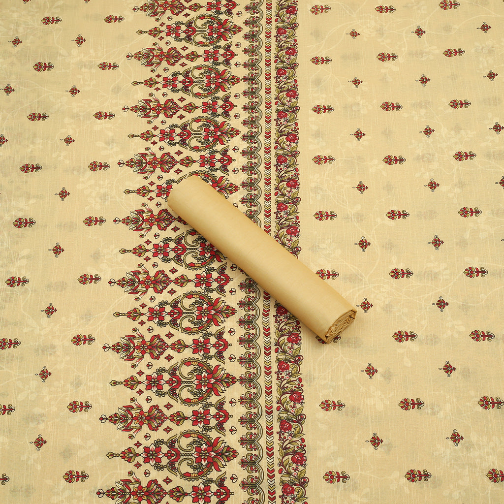 Sahar Beige Lawn 3pc