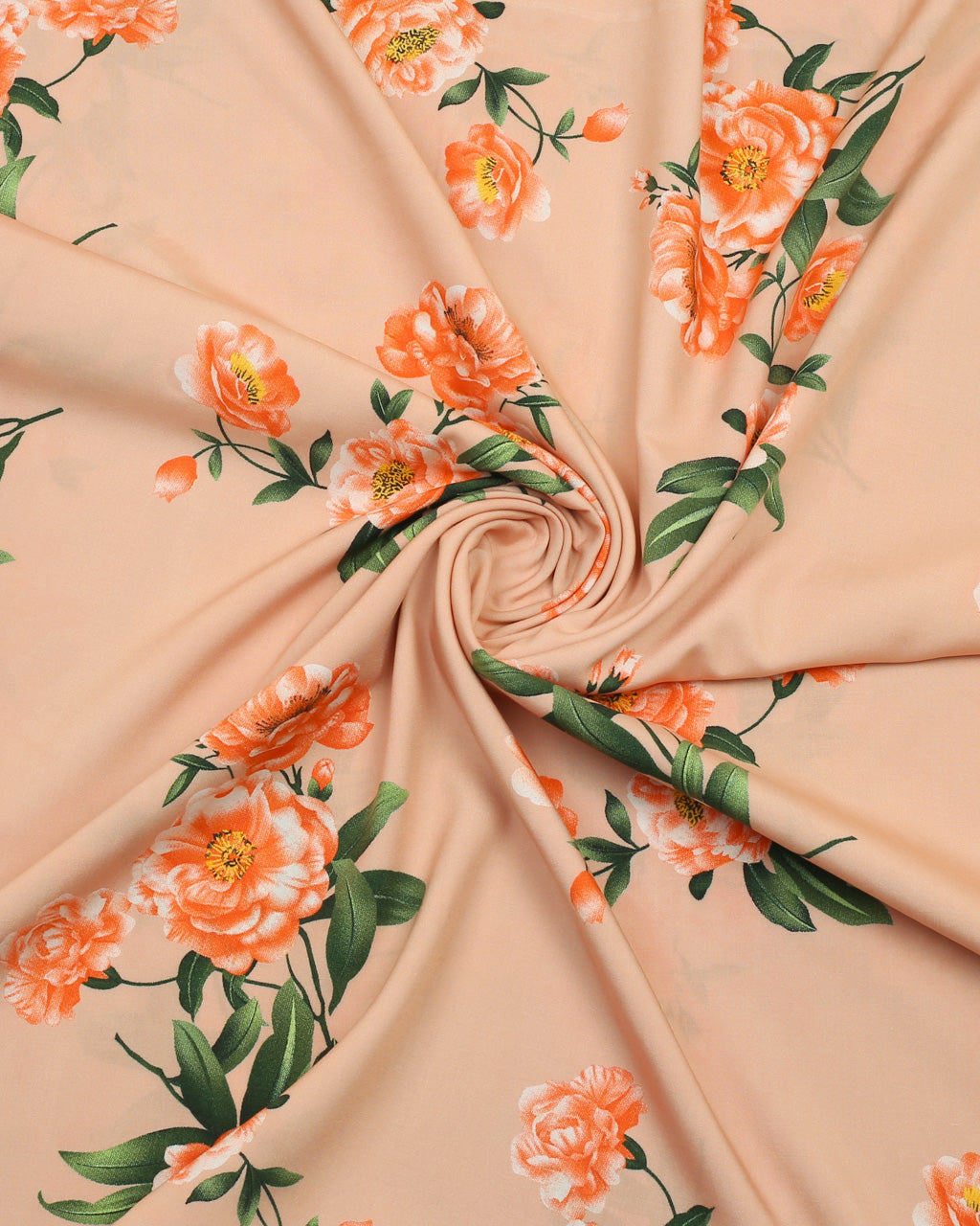 Tangerine Rose Linen 2 piece