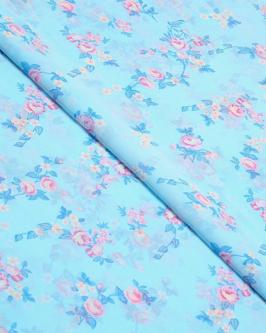 Ice Blue Chiffon 2 Piece