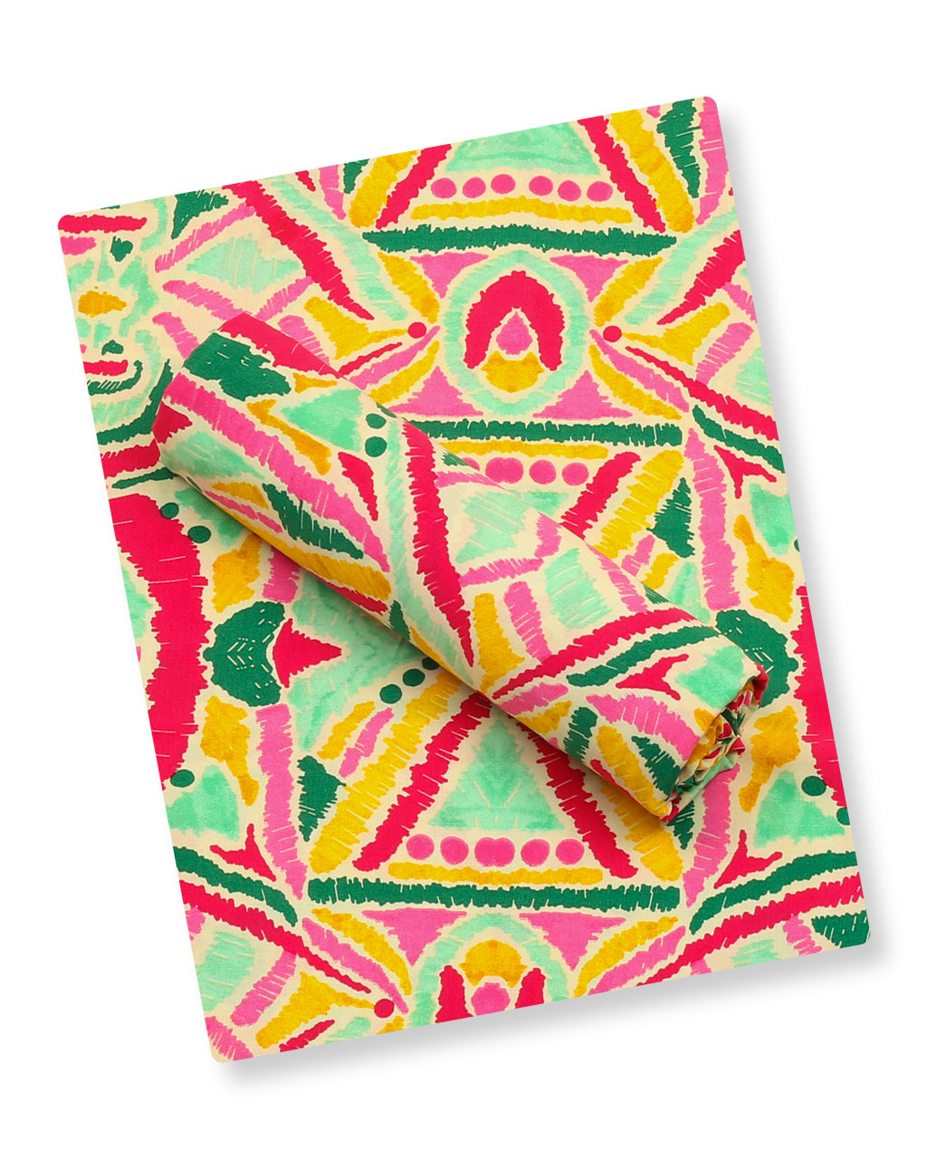 Tribal Geometric Linen 2 Piece