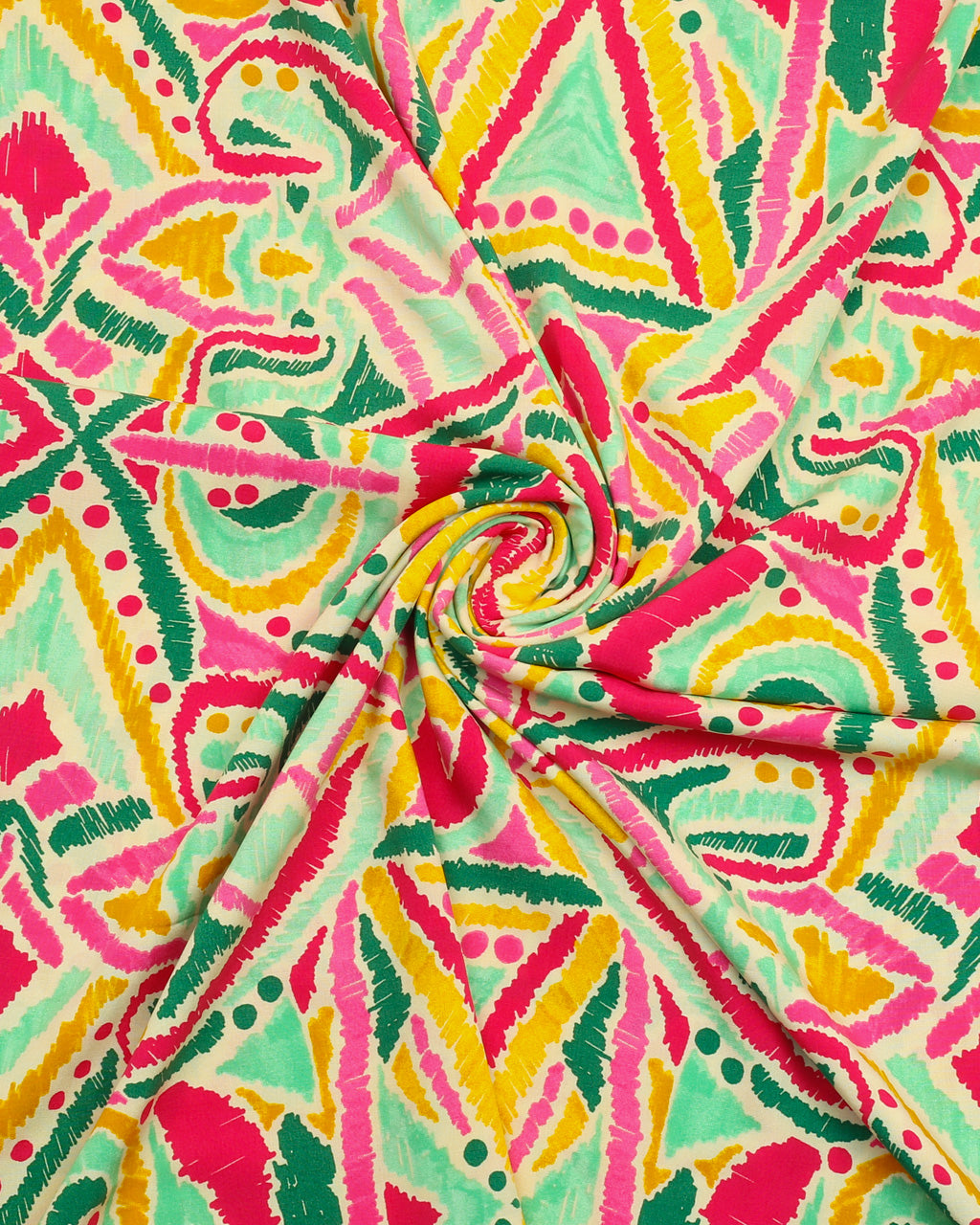 Tribal Geometric Linen 2 Piece