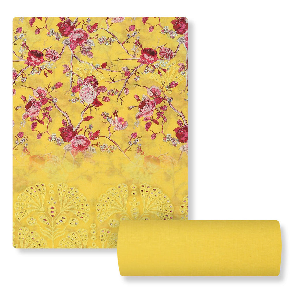 Sunlit Rose Lawn 3pc