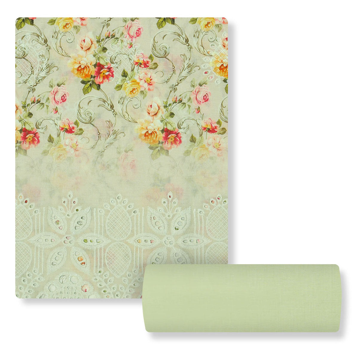Pistachio Petals Lawn 3pc