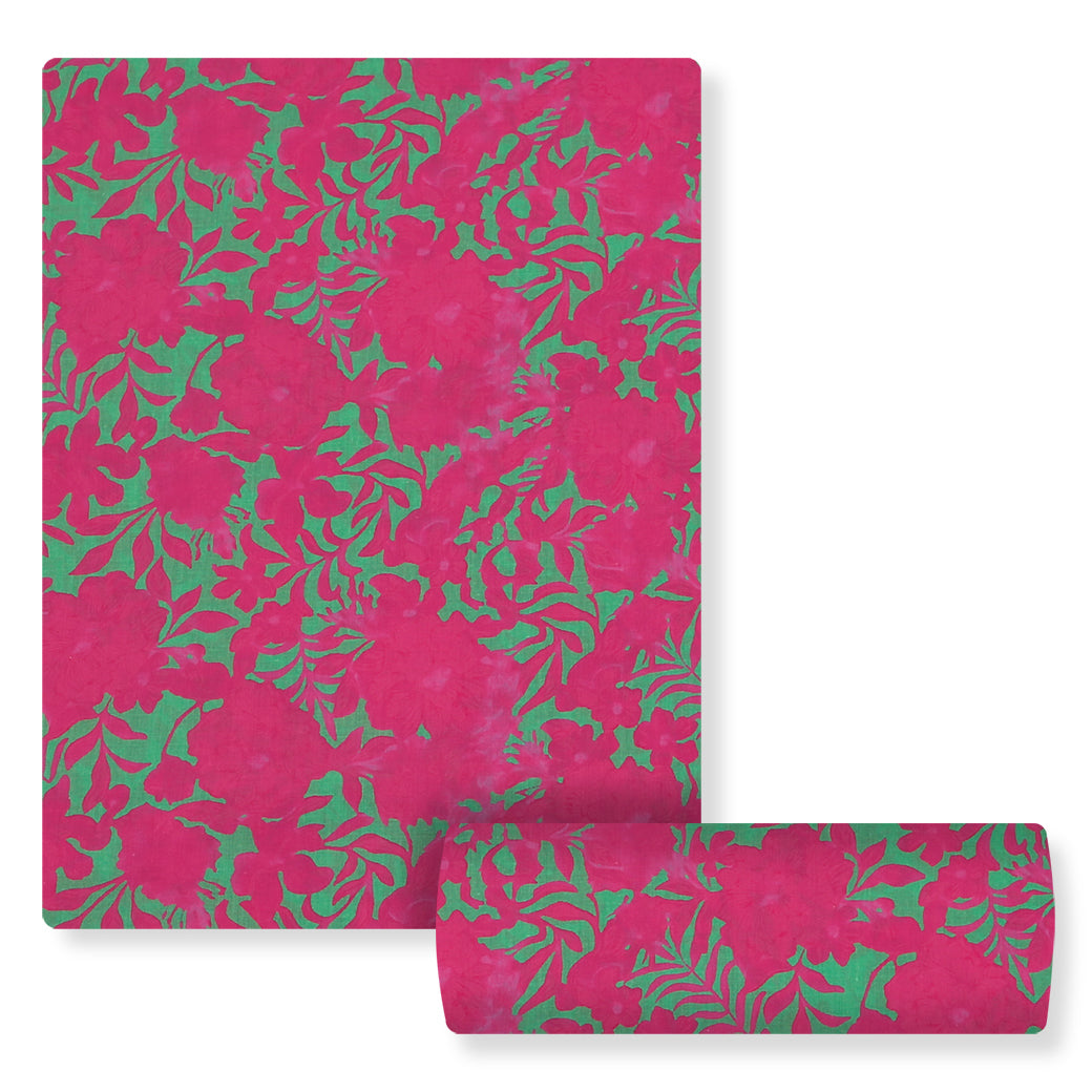 Fuchsia Leaf Lawn 2pc
