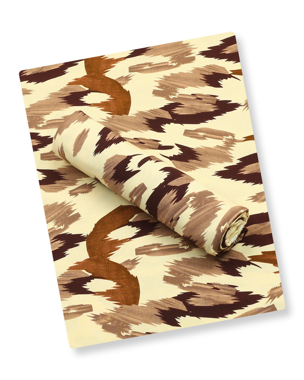 Rust Abstract Linen 2 Piece