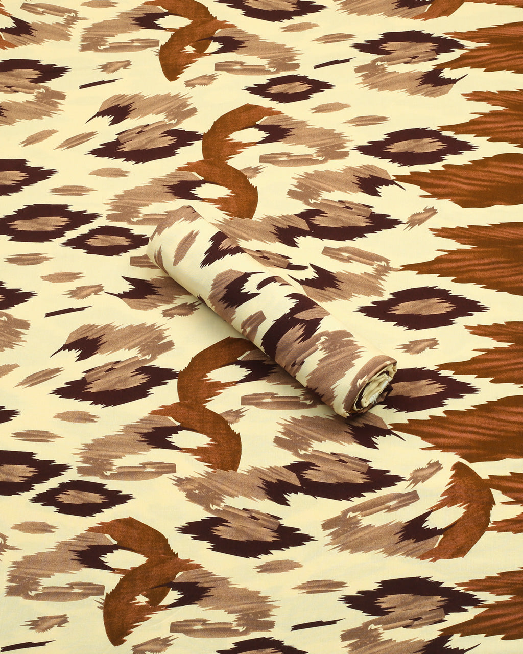 Rust Abstract Linen 2 Piece