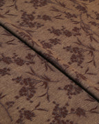 Coffee Floral Linen 2 Piece