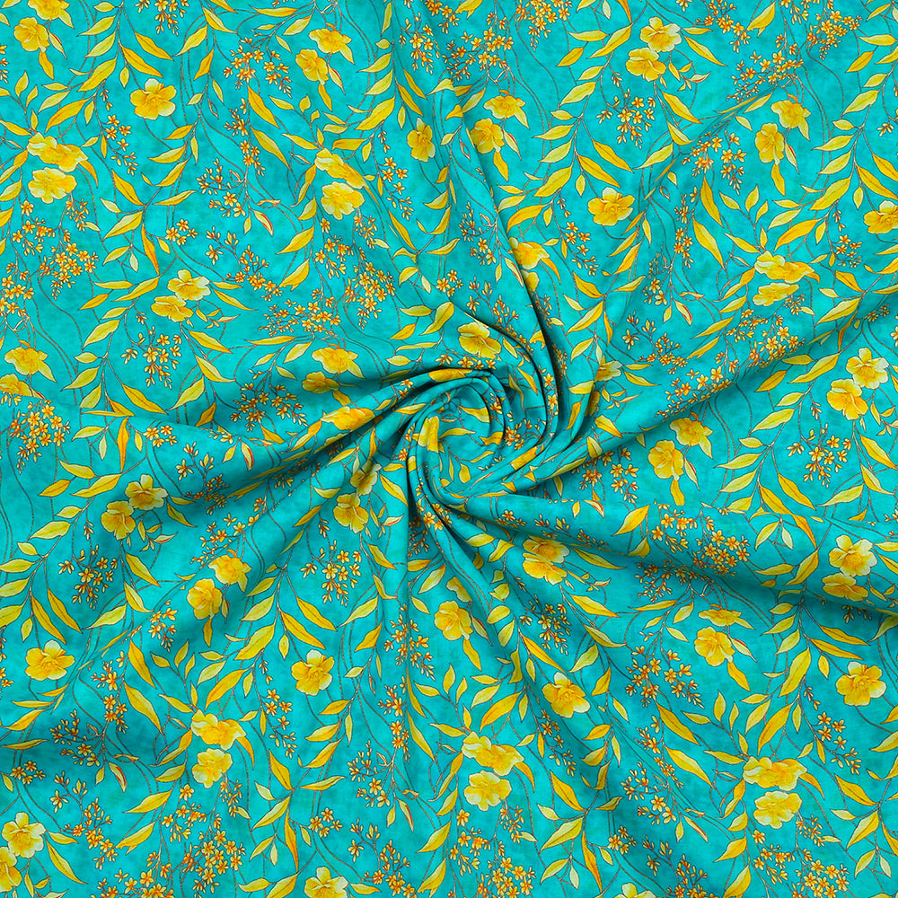 Turquoise Bloom 2pc