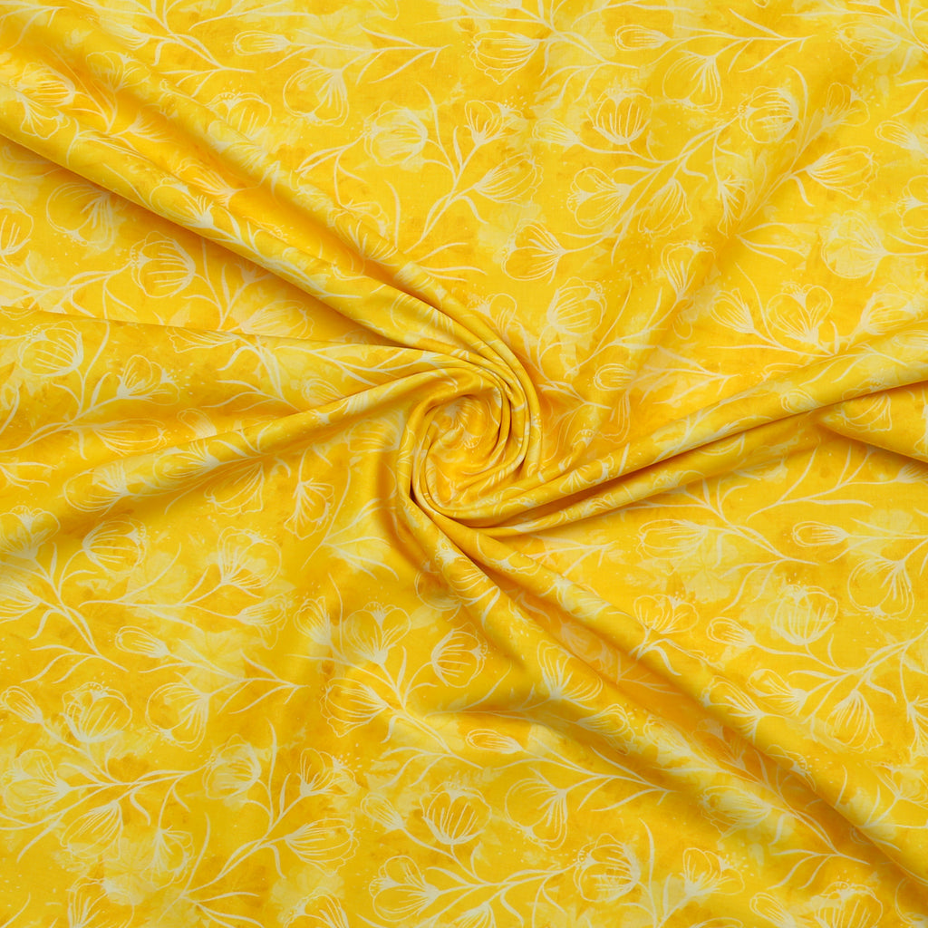 Yellow Whisper Lawn 2pc