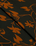 Black Magnolia Print Marina 2 Piece
