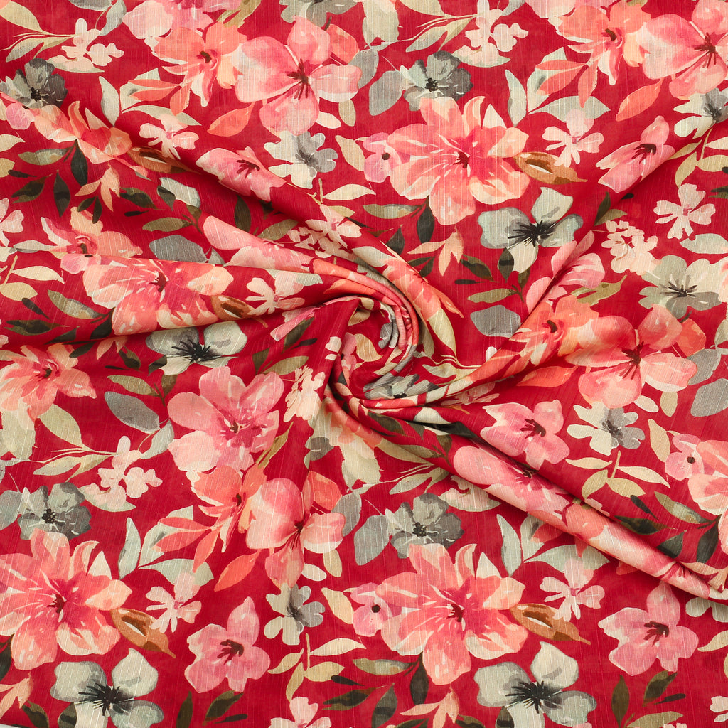 Scarlet Bloom Lawn 2pc