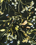 Wildflower Black Linen Shirt