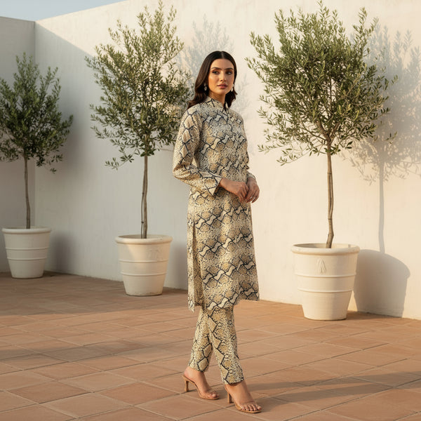 Python Skin Linen 2pc