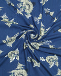Cobalt Floral Linen Shirt