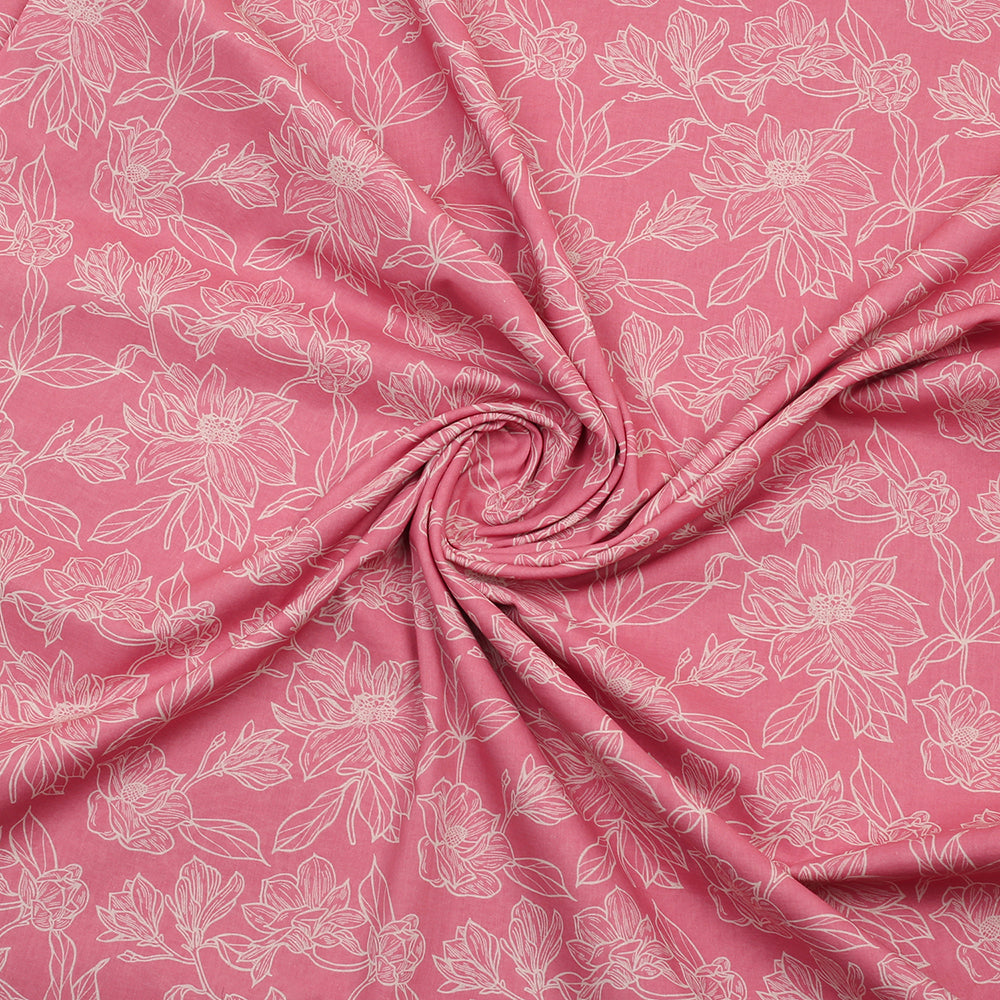 Rose Sketch Lawn Shirt
