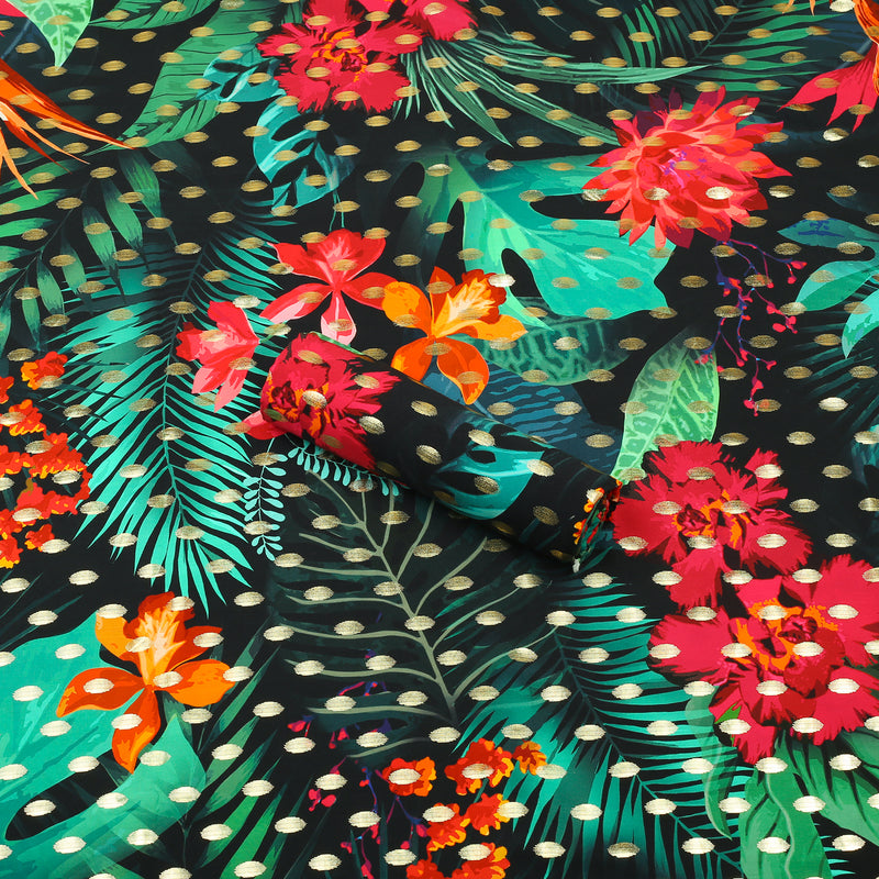 Tropical Noir Linen 2pc
