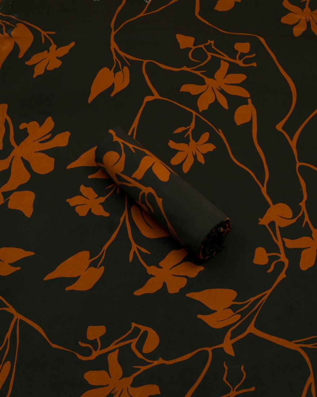 Black Magnolia Print Marina 2 Piece