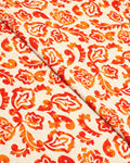 Tangerine Damask Linen 2 Piece
