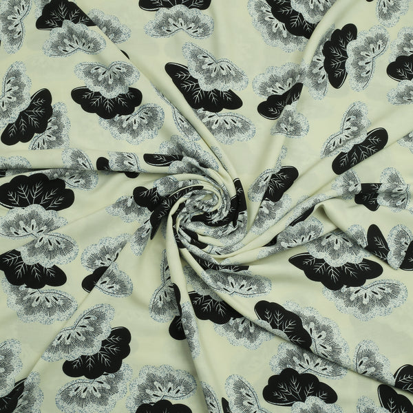 Ebony Petals Linen Shirt