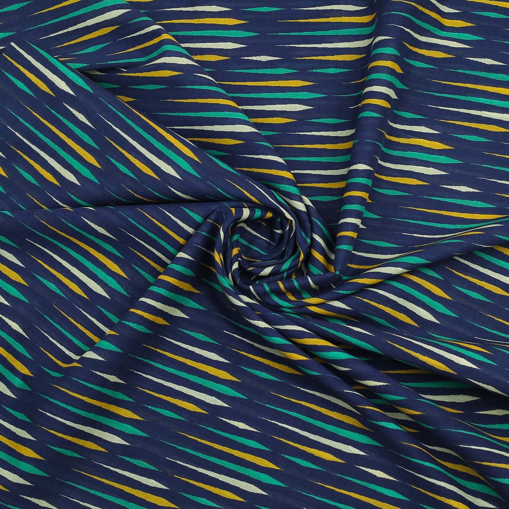 Navy Ikat Lawn Shirt