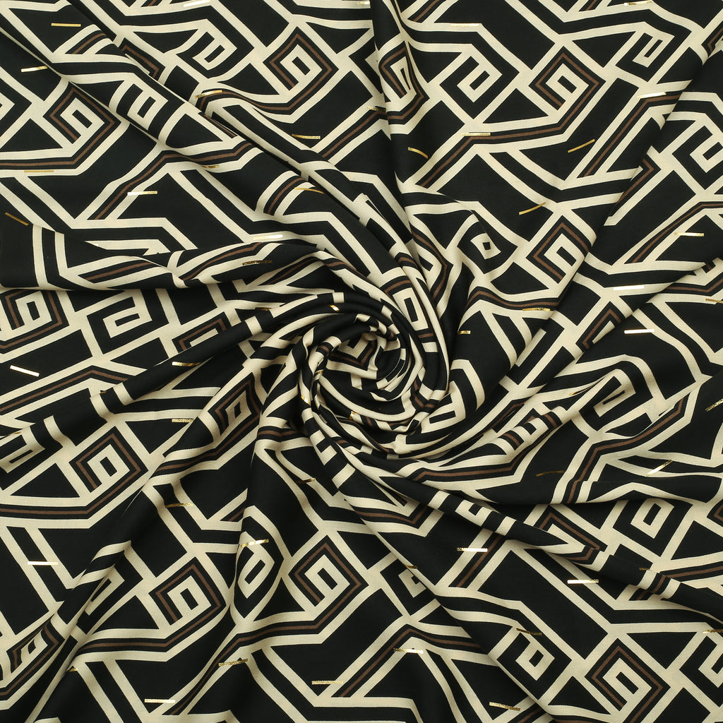 Bauhaus Geometric Linen 2pc