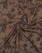Coffee Floral Linen 2 Piece