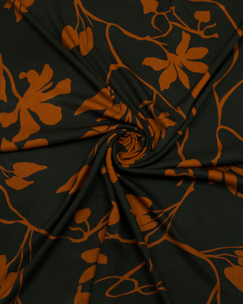 Black Magnolia Print Marina 2 Piece