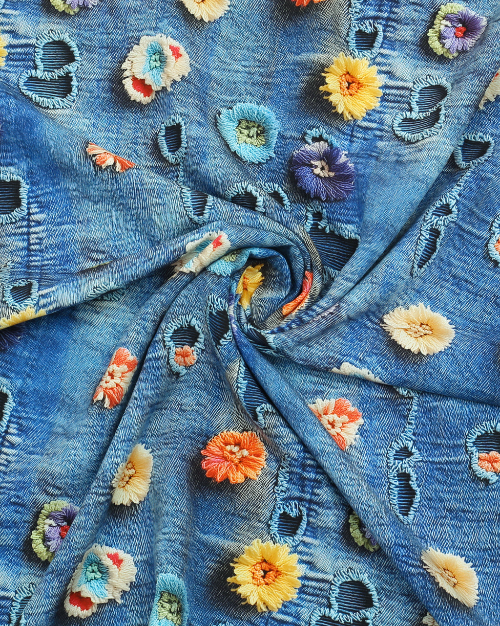 Denim Blue Linen Shirt