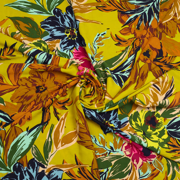 Vibrant Floral Linen Shirt