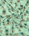 Verdant Dew Chiffon Shirt