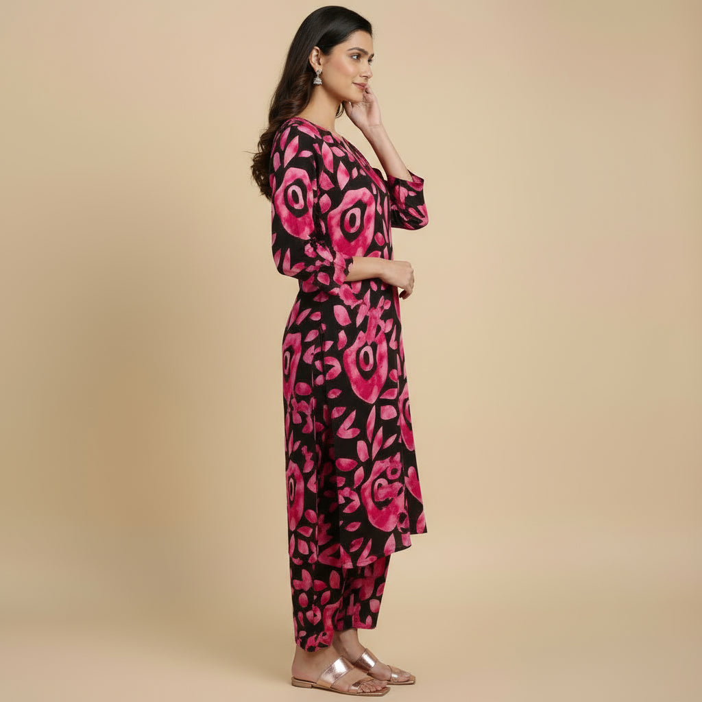 Bold Petal Linen 2pc