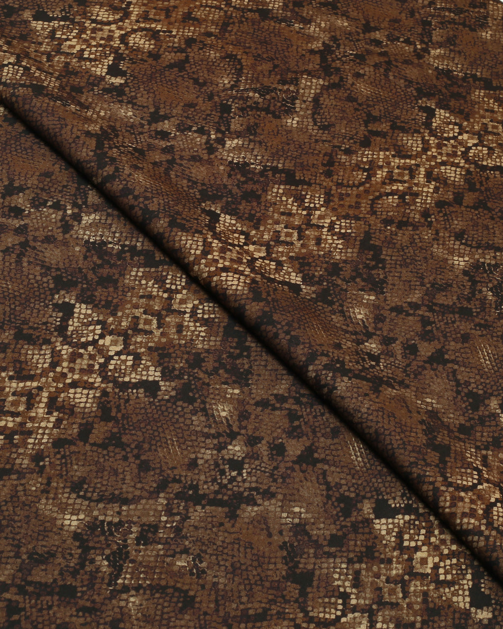 Bronze Snakeskin Linen 2 Piece