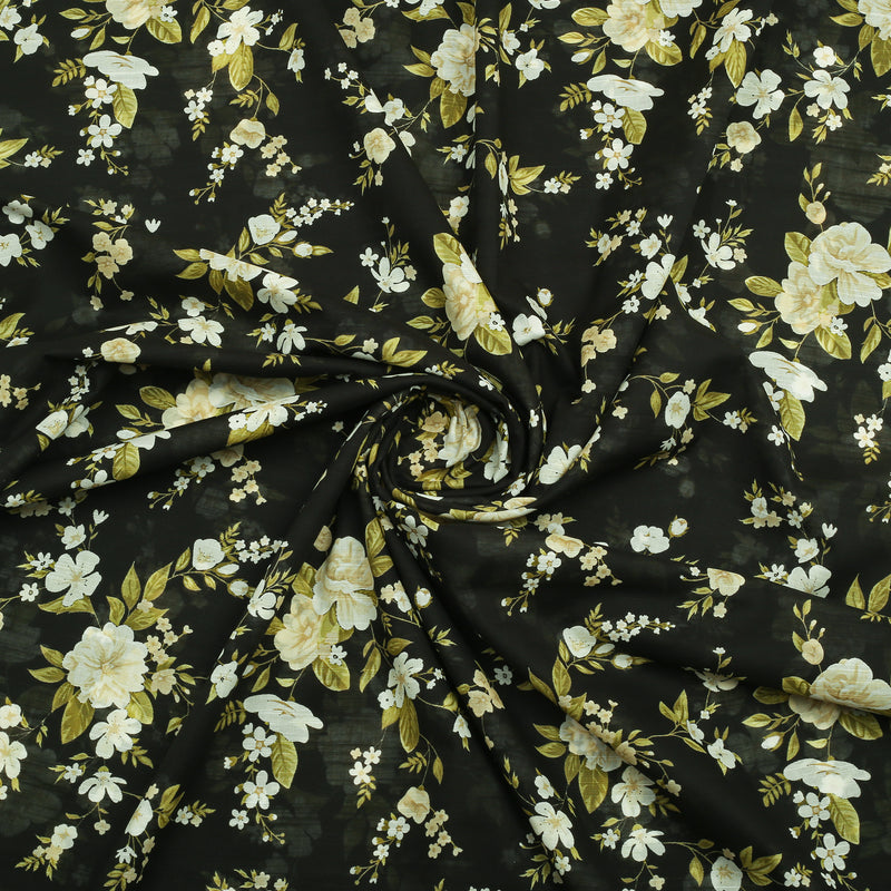 Black Zigara Lawn 2pc
