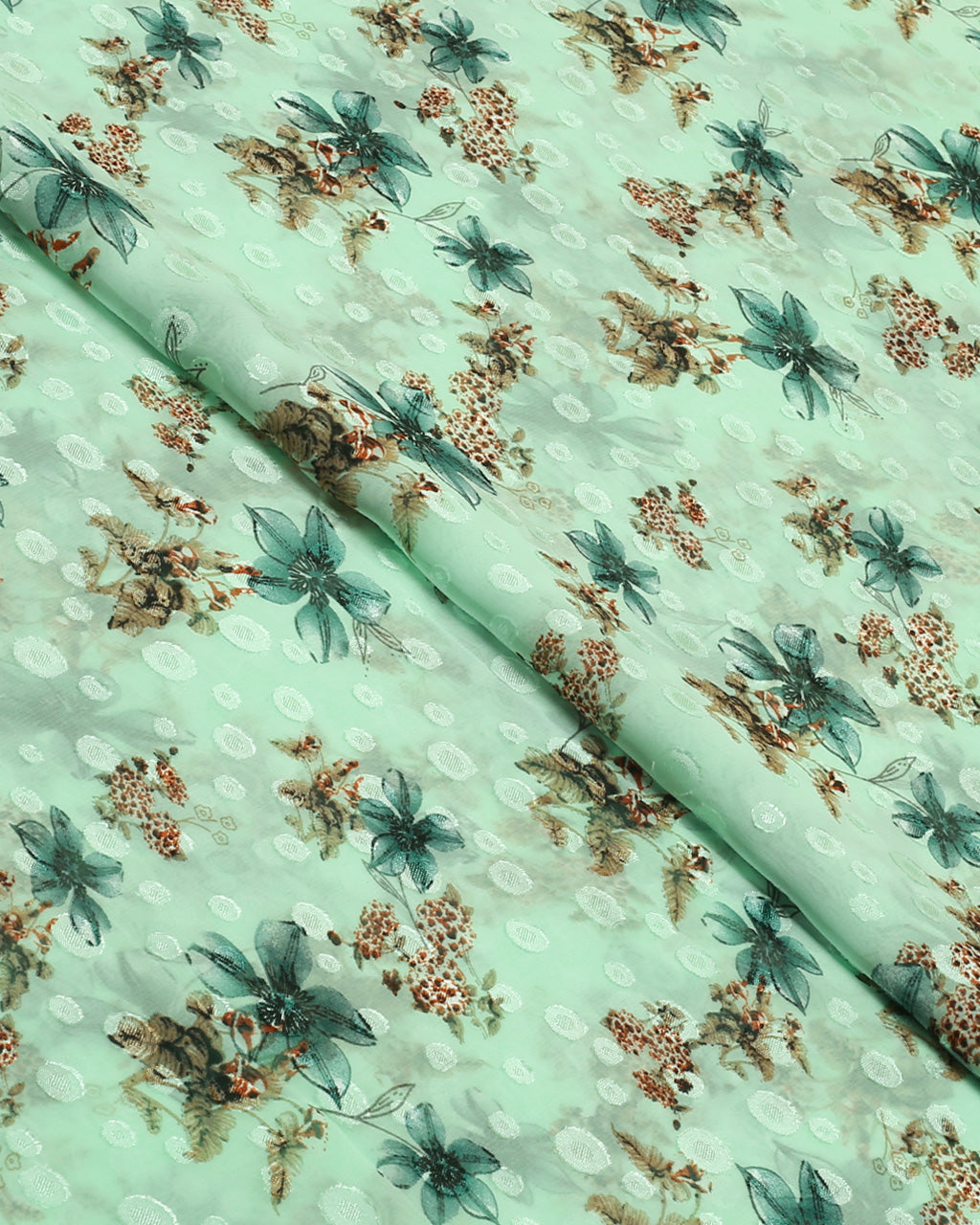 Verdant Dew Chiffon 2 Piece