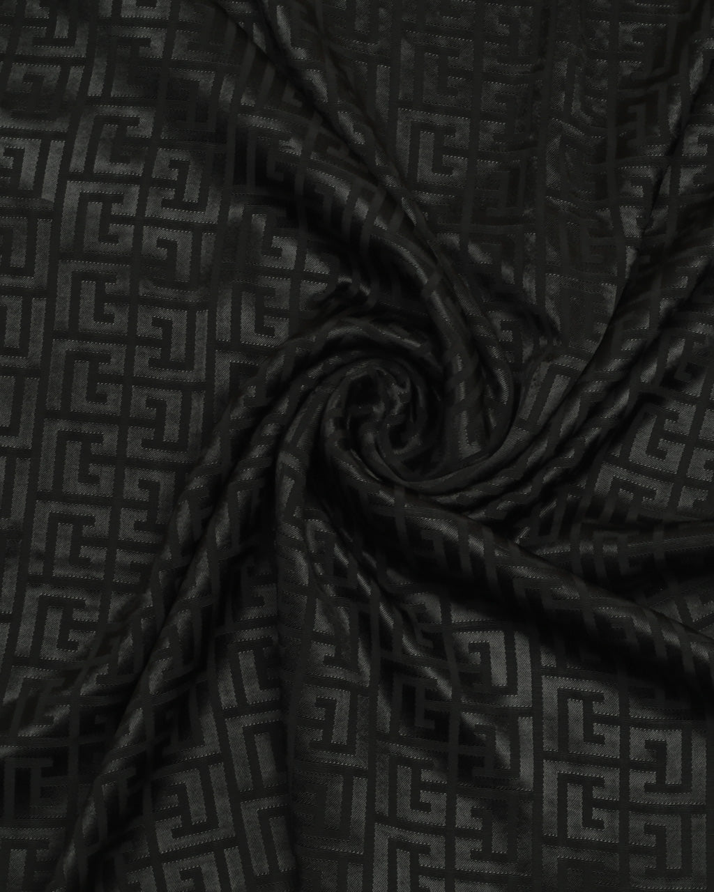 Black Metallic Silk 2 Piece