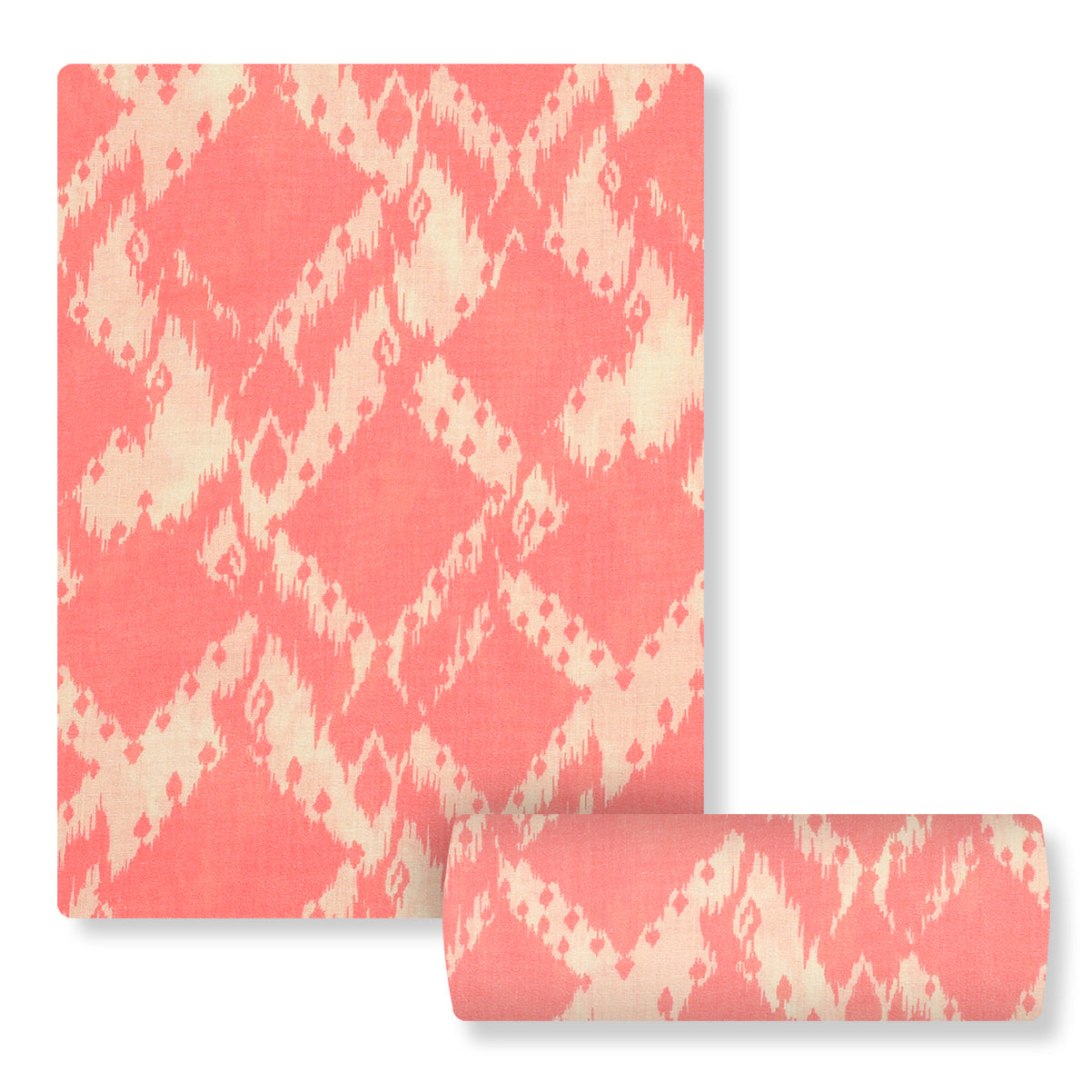 Coral Ikat Lawn 2pc