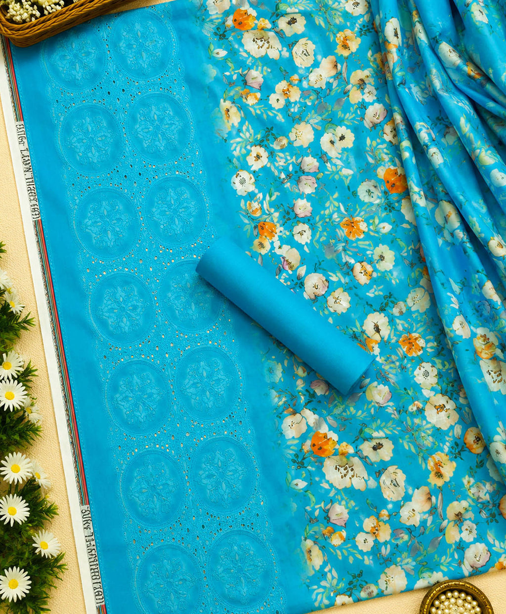 Cerulean Bloom Lawn 3pc