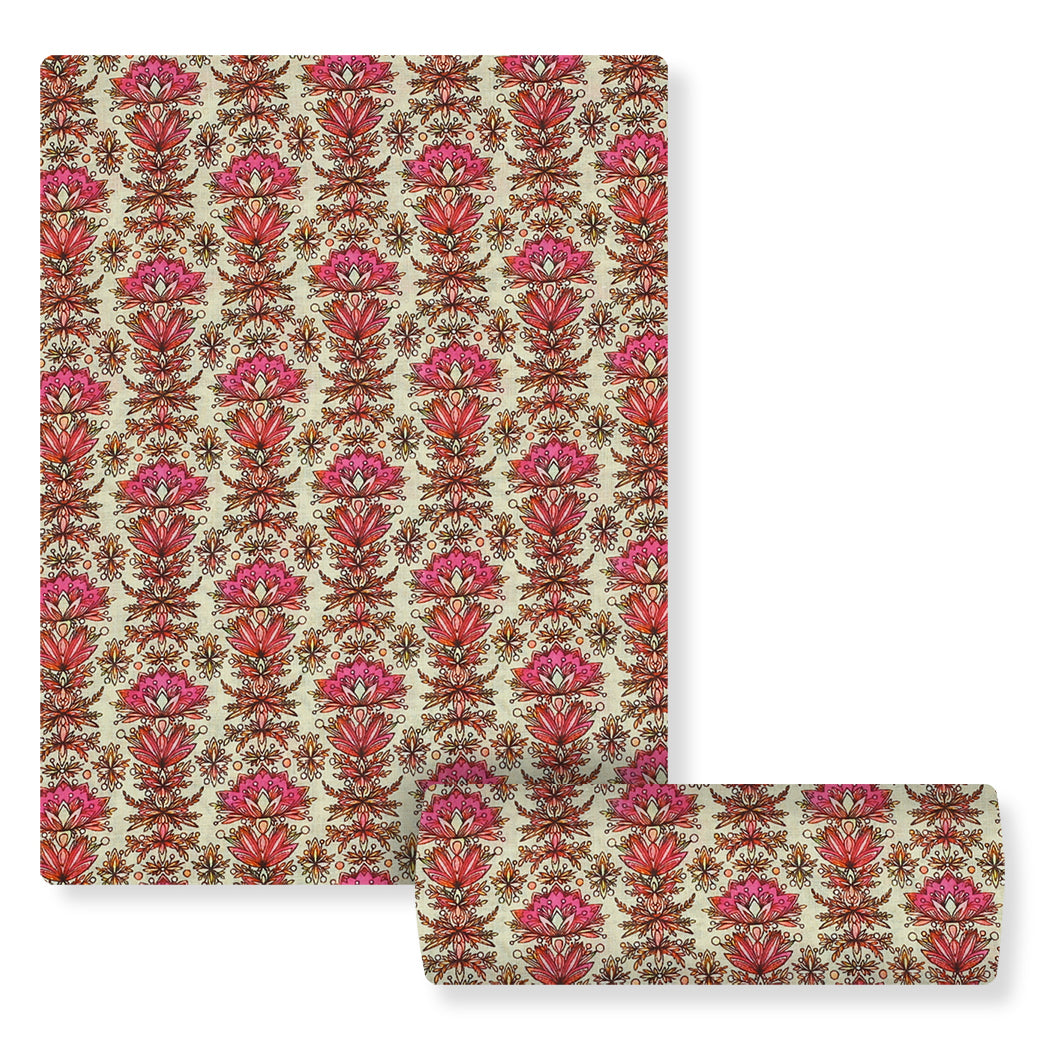 Ruby Ethnic Lawn 2pc