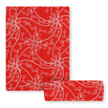 Rosso Flora Linen 2pc