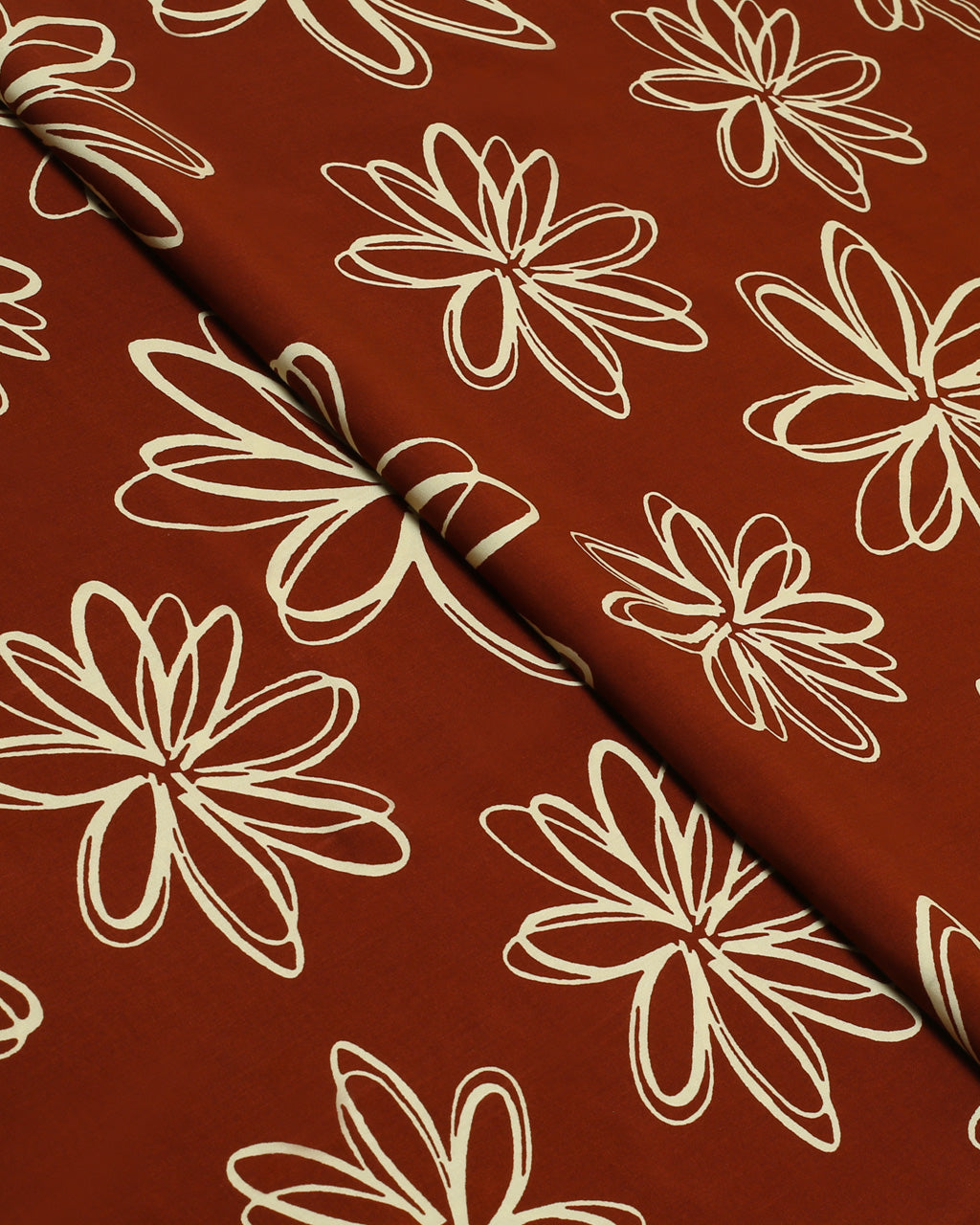 Rust Outline Linen 2 Piece